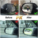 Car Rearview Mirror Rainproof Film for Clear Visibility