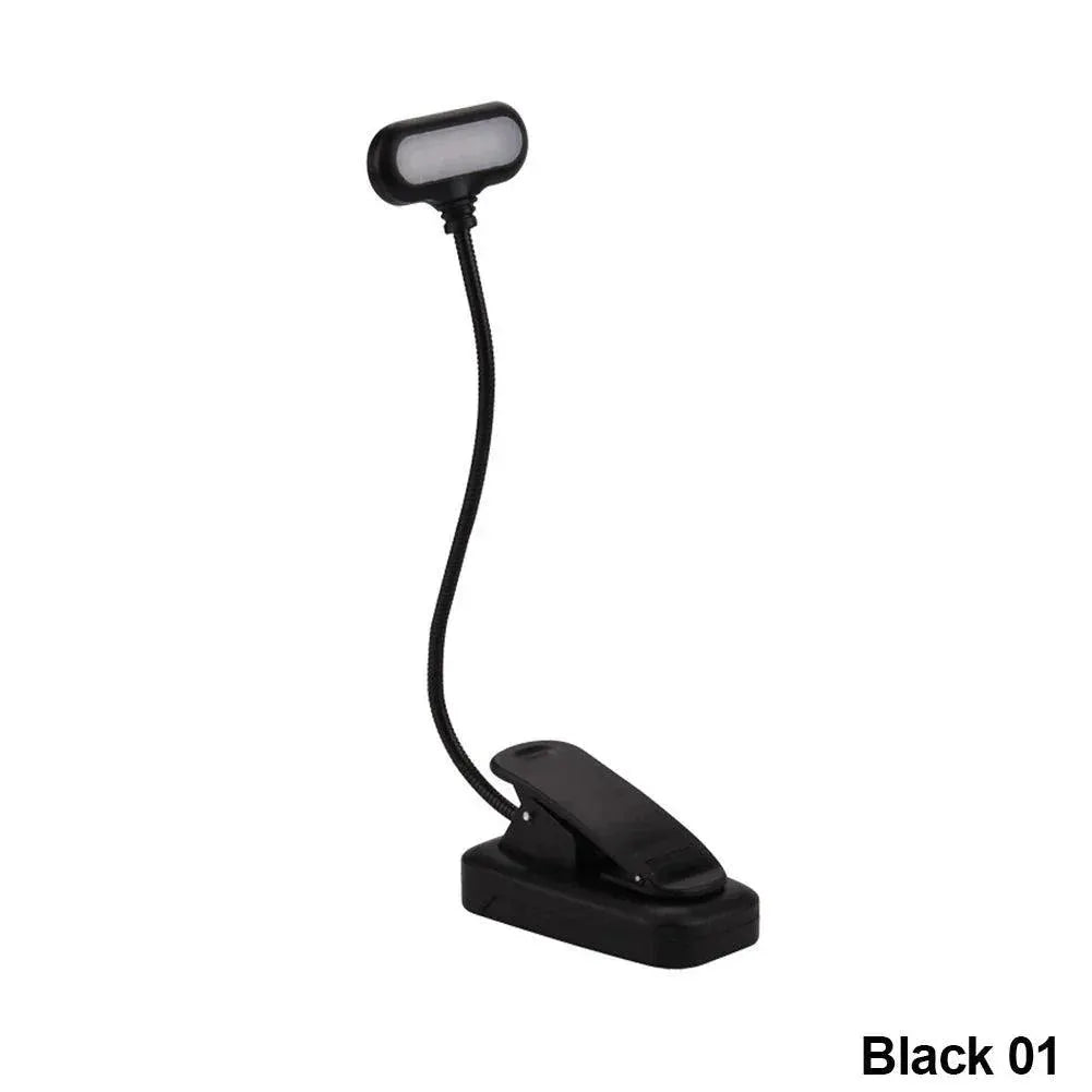 Portable LED Clip On Book Light Night Reading Companion