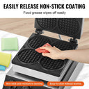 SucceBuy PCS Commercial Waffle Maker Round Waffle Baker Machine