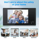 Awapow Door Peephole Camera 3.5 Inch LCD No WiFi 120 Degree Field of View