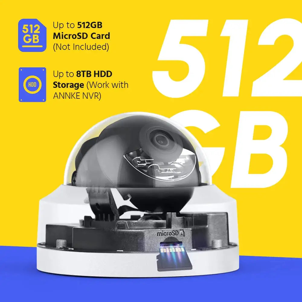 ANNKE 4K 8CH POE Network Video Surveillance System NVR Recorder With 8PCS 4PCS 8MP Audio Recording Security Ip Camera