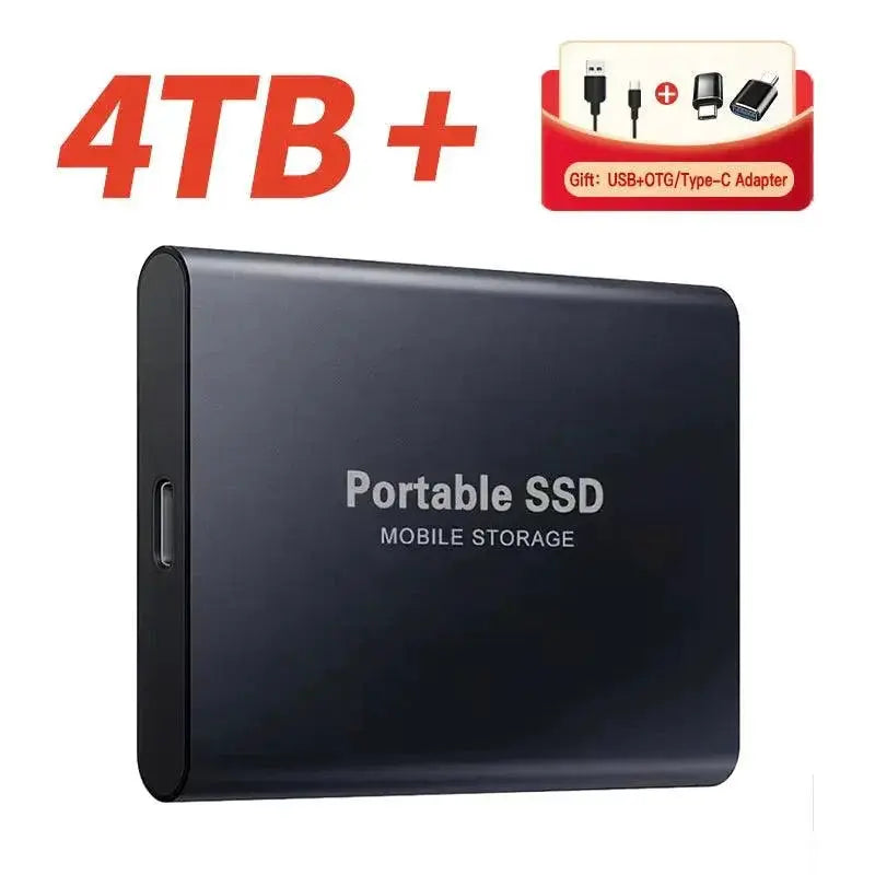 Fast External SSD for Pro On-The-Go — Blue 4TB