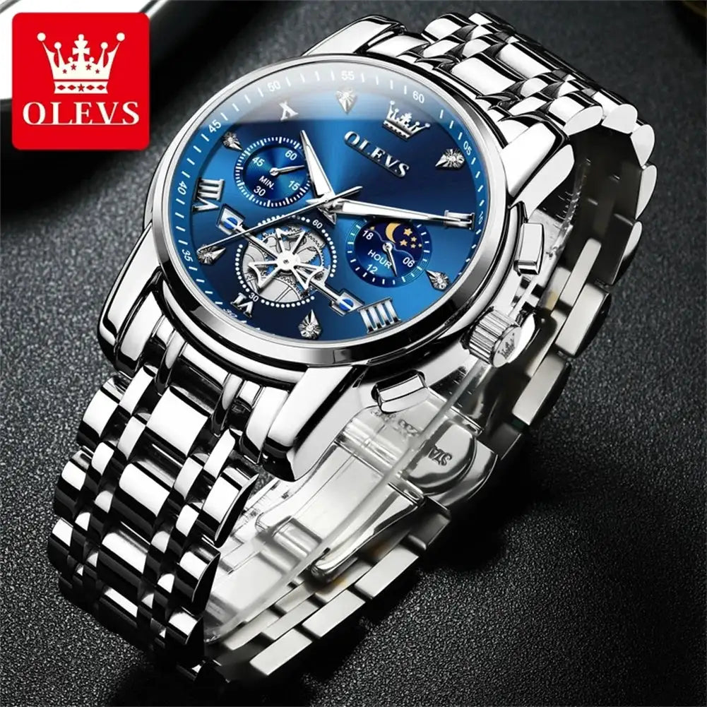 Olevs Mens Stainless Steel Watch Mens — product image 4