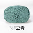 40-50g 4ply Milk Cotton Knitting Yarn For Crochet Craft