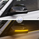 BMW Upgrade Dynamic Black LED Turn Signal Mirror Light For 1 2 3 4 X1 M