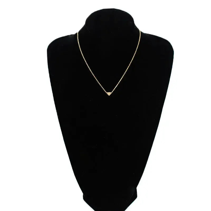 Minimalist Clavicle Necklaces For Women Tiny Heart Jewelry