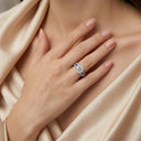 Elegant Moissanite Engagement Ring
