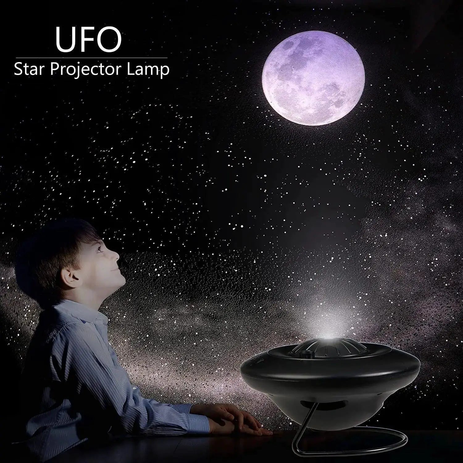 8 In 1 Led Ufo Star Projector Night Light For Kids Room