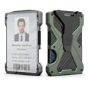 Badge Card Holder Carbon Fiber Wallet For Men Slim Design