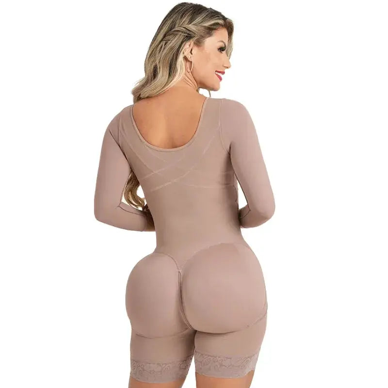 Colombian Long Sleeve Fajas Body Shaper For Women Slimming