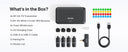 BOYA BY V4U Wireless Lavalier Microphone System For IPhone Android YouTube Vlogs