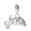 Sterling Silver Charm Beads Mask
