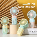 2024 New Handheld Charging Fan Cartoon Cute Mini USB Fan