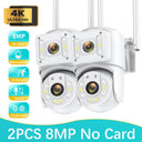 8MP Dual Lens Outdoor Security Camera with Night Vision