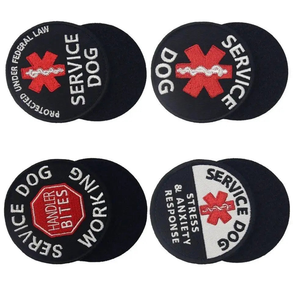 Pet Service Dog Training Security Patch Set Eco Friendly