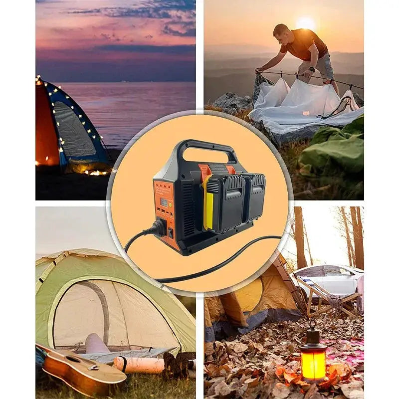 Portable 300W Inverter for 18V Battery Tools Outdoor Use - OurLum.com