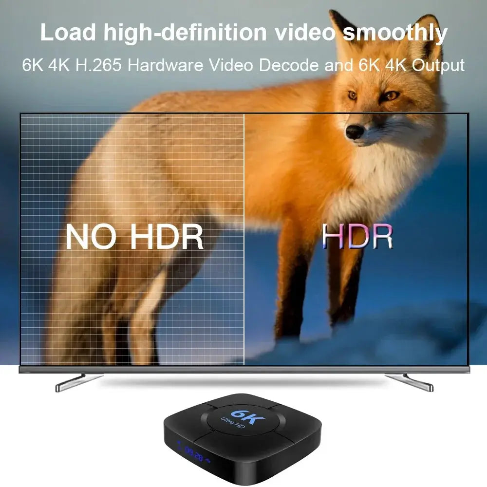 Hongtop Android 10 Smart TV Box 6K Media Player Set Top Box