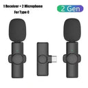 Dual Wireless Lavalier Lapel Microphone