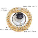 Luxury Diamond Dog Chain Collar for Pets Stylish Design