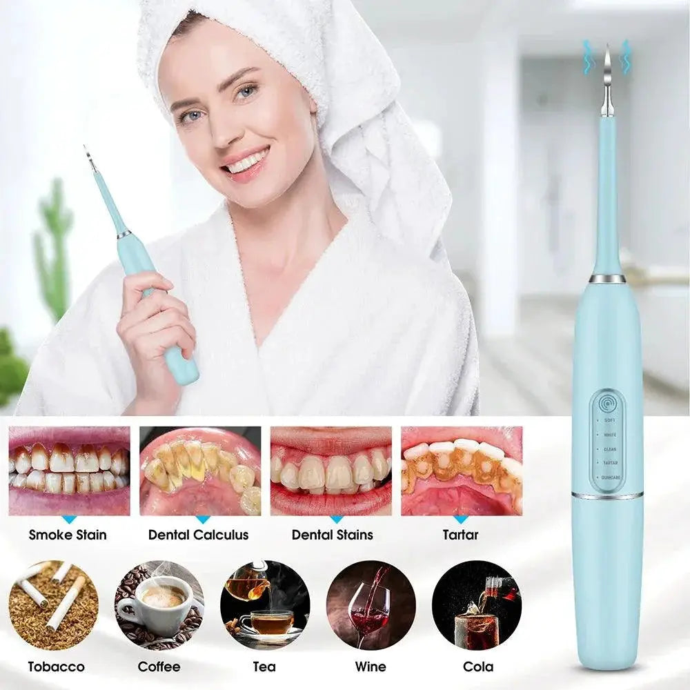 Portable Electric Sonic Dental Scaler And Teeth Cleaner IPX7