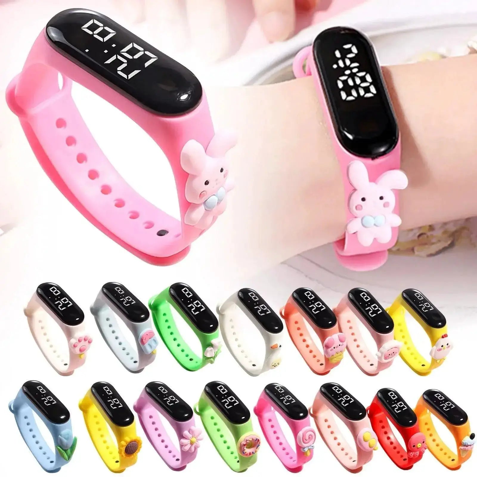 Kids LED Digital Silicone Smartwatch for Active Kids