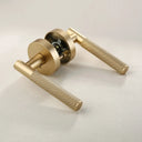 Knurled Privacy Lever - Adjustable Zinc
