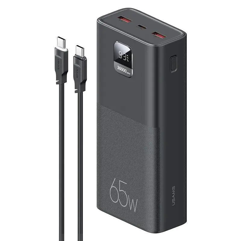 USAMS 30000mAh Fast Charge Power Bank Travel Companion