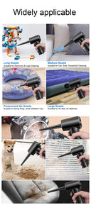 50000 RPM Compressed Air Duster Wireless Portable Cleaner