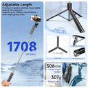 Selfie Stick Tripod - Long Reach Bluetooth Remote
