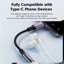 USB C To 3.5mm Audio Adapter - Supports Calls.