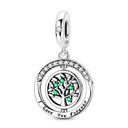 Sterling Silver Charm Family Love