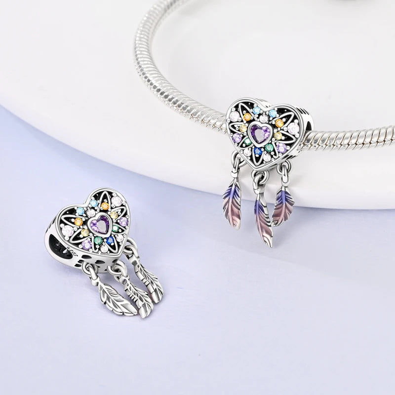Mula Pink Sterling Silver Charms
