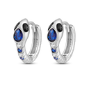 Silver Plated Cubic Zircon Geometric