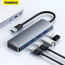USB Hub 4 Port High Speed Data Transfer For Desktop PC