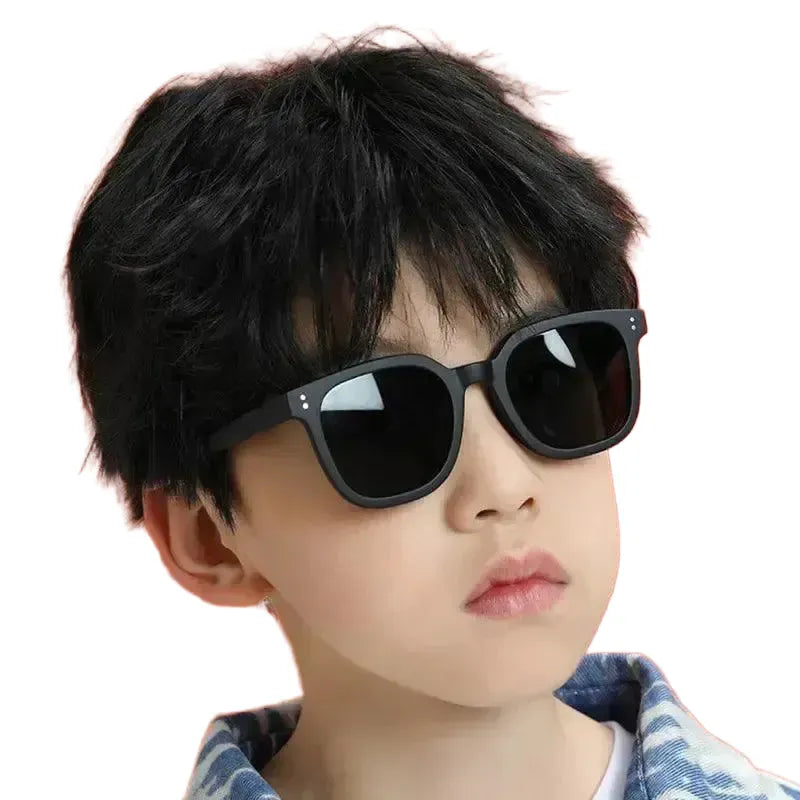 Trendy Kids UV400 Square Sunglasses Protective Eyewear