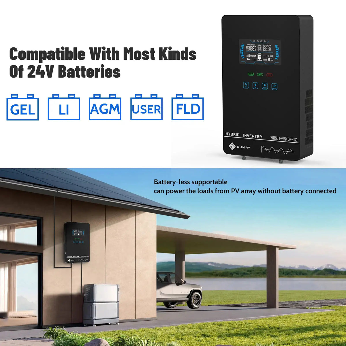 Sumry Off Grid Solar Inverter — product view 3
