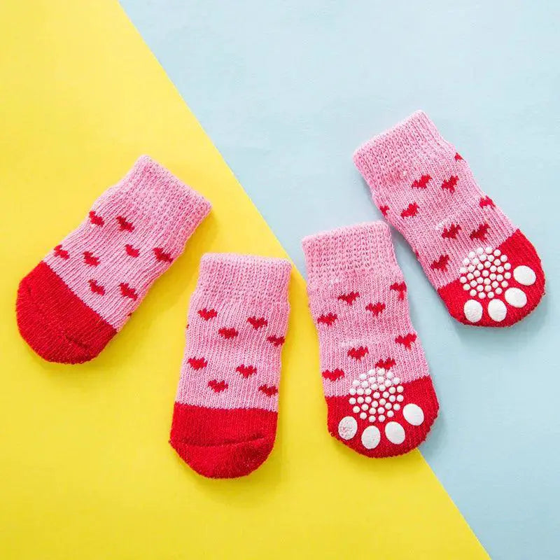Adorable Anti Slip Paw Socks For Small Dogs Scratch Proof