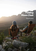 Camping Moon Chair High Back Ultralight Portable for Outdoors