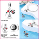 Sterling Silver Heels Lipstick Camera