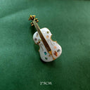 Fashion Musical Instruments Guitar Violin Cello Piano Brooch