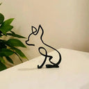 Durable Metal Dog Sculpture For Pets