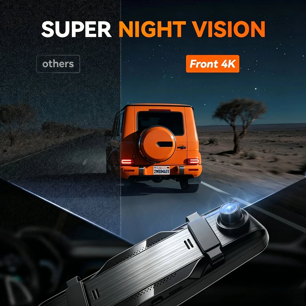 Pro STARVIS Mirror Dash Cam Front and Rear — product view 7