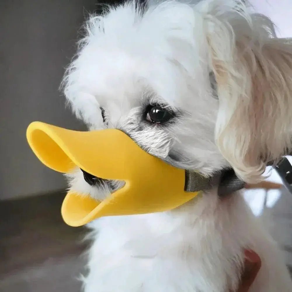 Silicone Duck Dog Muzzle Anti Bite Barking Stop Accessory