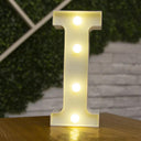 Battery-Operated LED Alphabet Lights for Home and Party Decor
