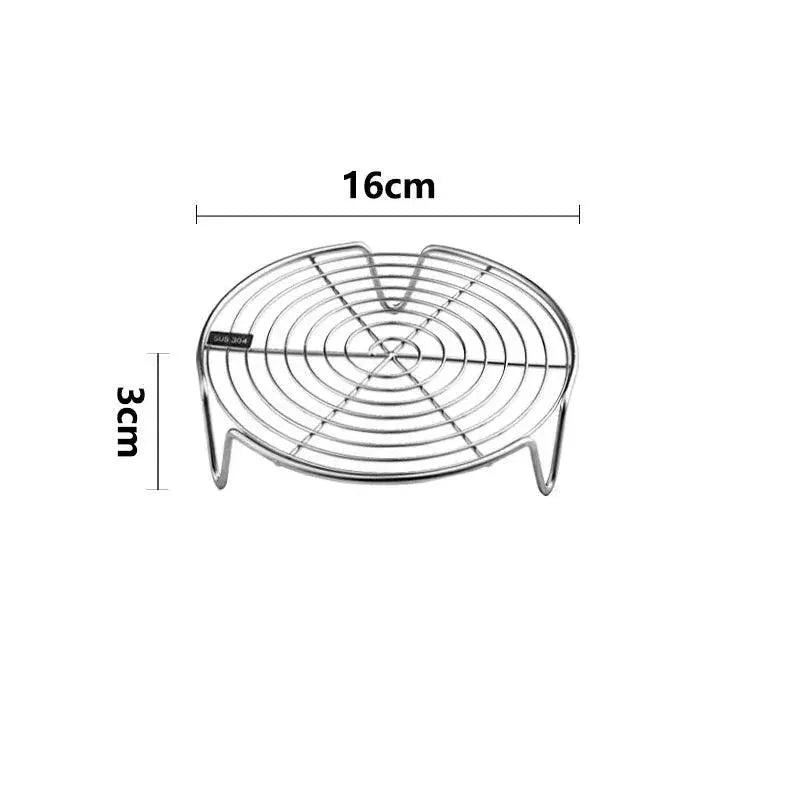 Versatile Stainless Steel Steamer Rack For Air Fryers