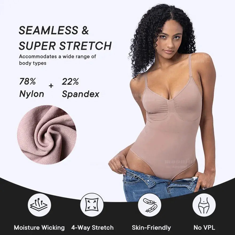 High Elastic Bodysuit Shapewear For Women Tummy Control