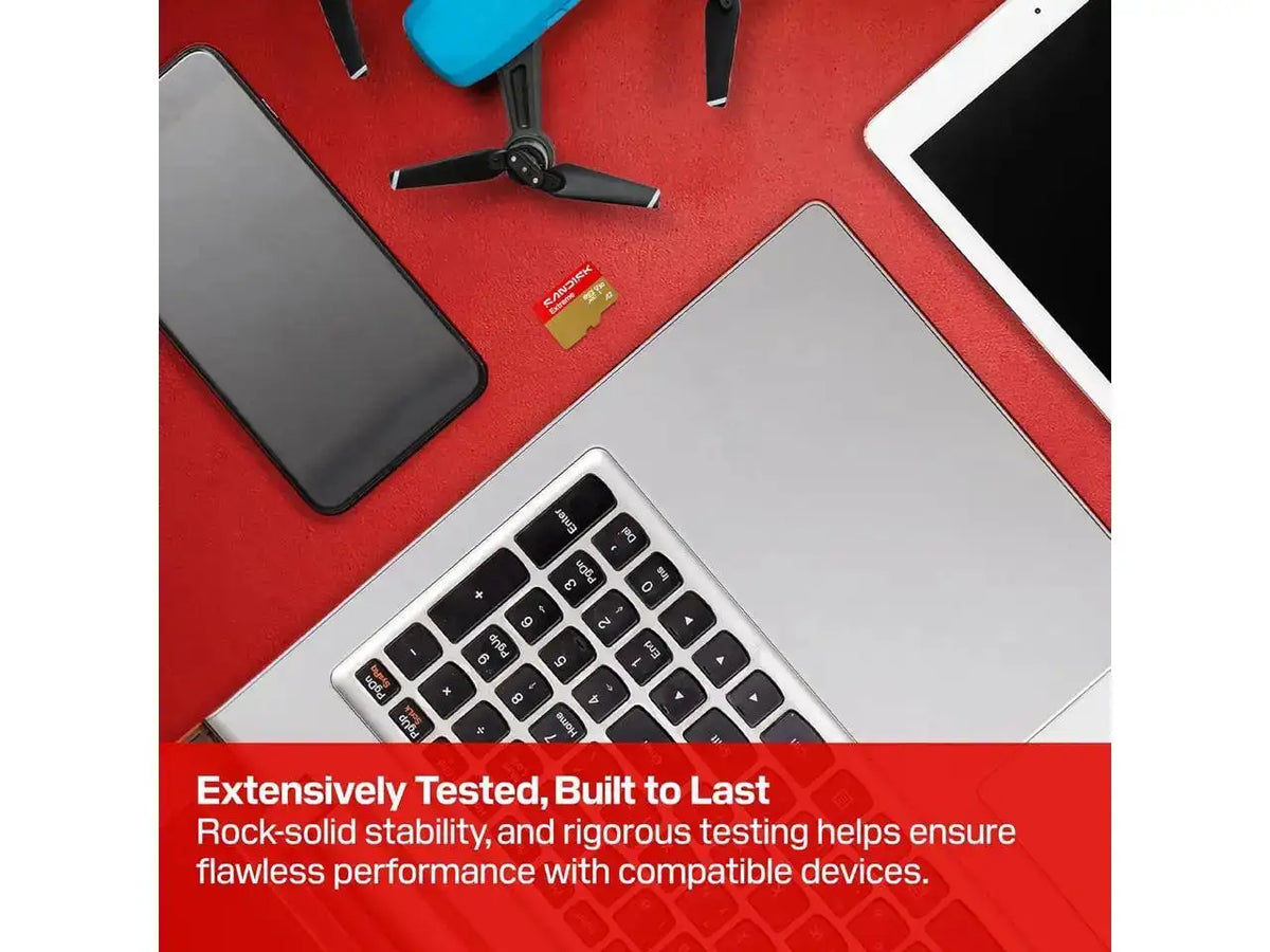 SANDISK 64GB Extreme microSD UHS-I Card - Up to 170MB/s Read Speed and 80MB/s Write Speed, 5.3K Video, 4K UHD Video, high-Performance for Action cams, Drones, Android Devices - SDSQXH9-064G-GZ6MA