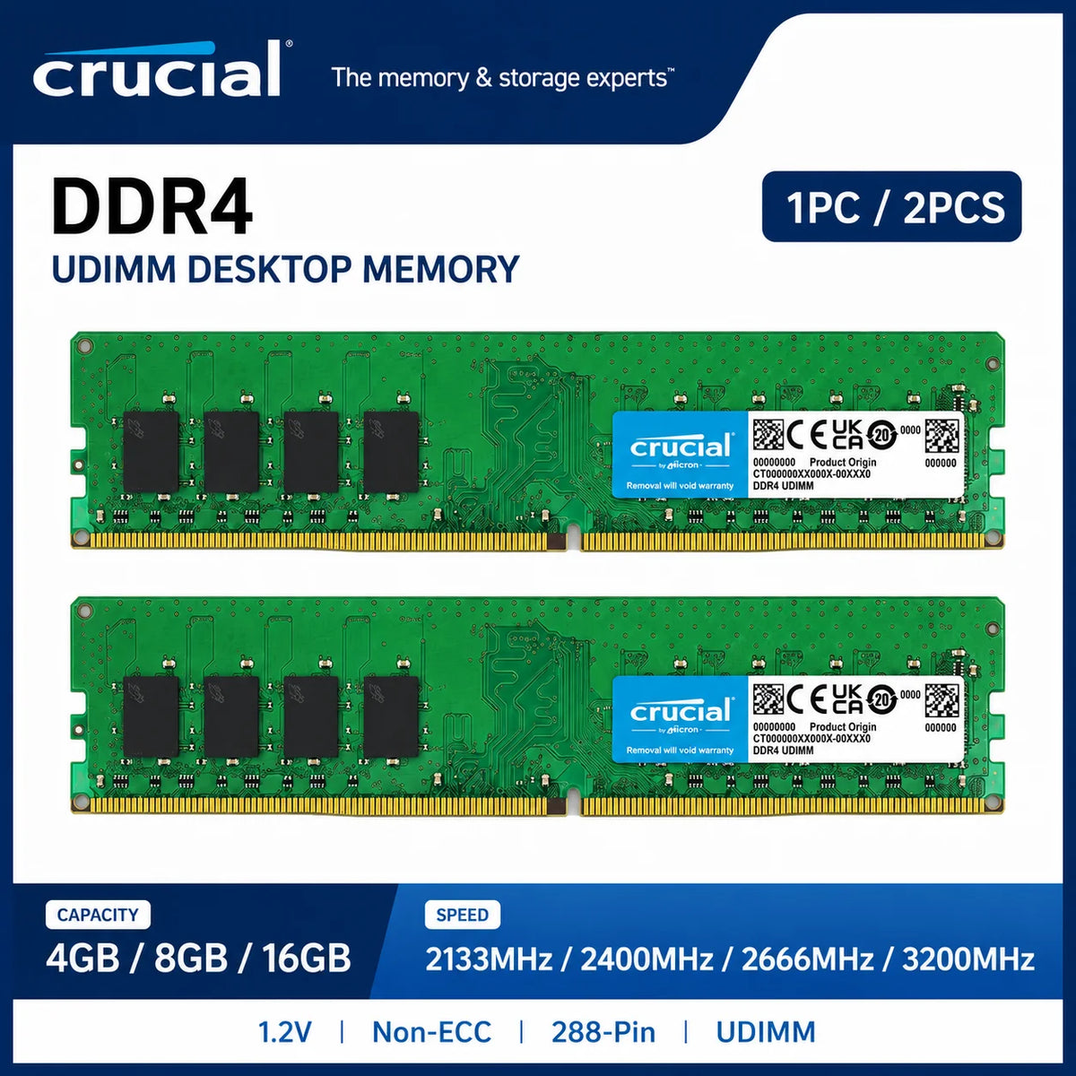 Crucial Dimm Ram Everyday Essential