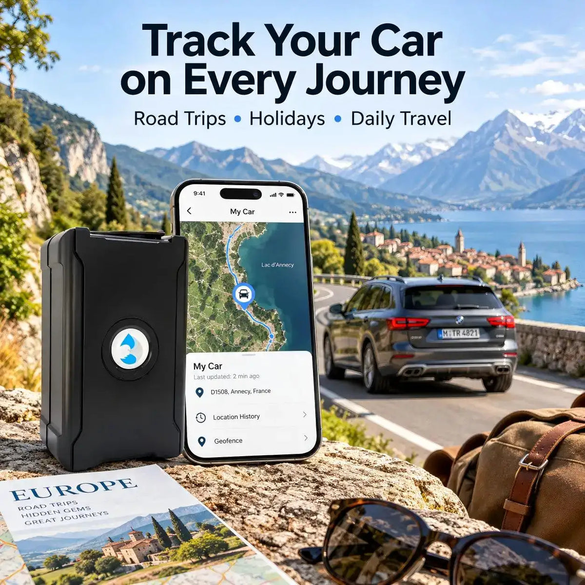 Wireless GPS Tracker for Car Anti-Theft | Global -Time Vehicle — product view 7