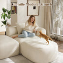 Curved Modular Upholstered Sectional Sofa